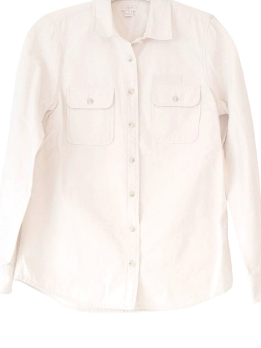 J. Crew Utility Button in Cream Small